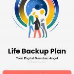 Life Backup Plan app login and sign-up screen showcasing healthcare, healthtech and safety related color scheme, offering easy access to safety features, emergency preparedness, and user-friendly design.