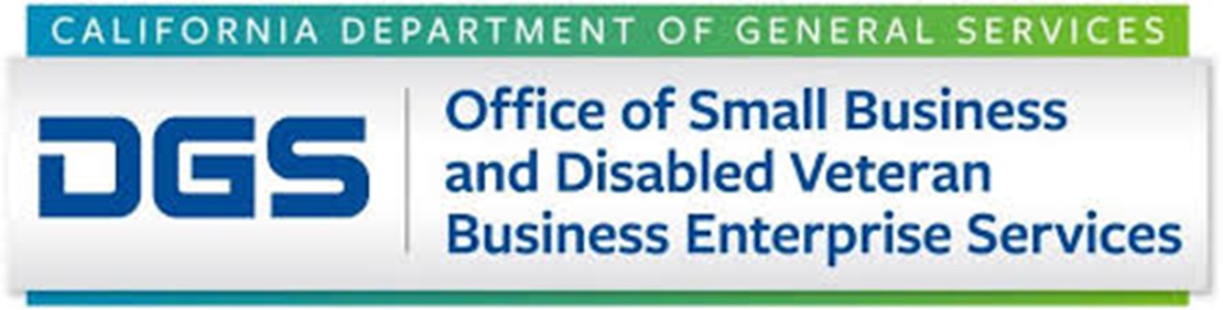 California Department of General Services Office of Small Business and Disabled Veterans Business Enterprise Services logo, representing California Department of General Services Small Business Certification