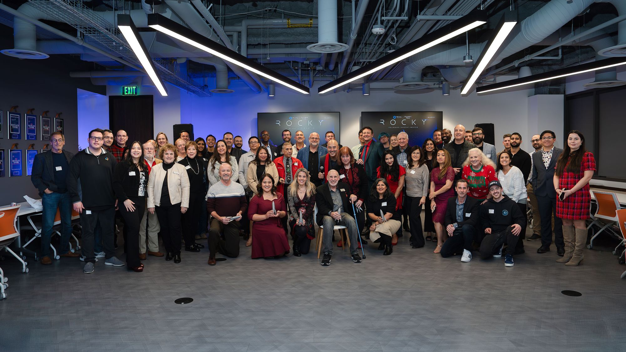 Tech Coast Venture Network (TCVN) 2024 Rocky Awards, at which Sandy Eulitt, CEO and Founder of Life Backup Plan, can be seen.