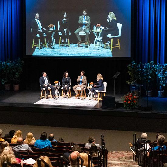 Sandy Eulitt, Founder and CEO of Life Backup PLan, seen attending the 2026 Pepperdine Future of Healthcare Symposium in Malibu, California